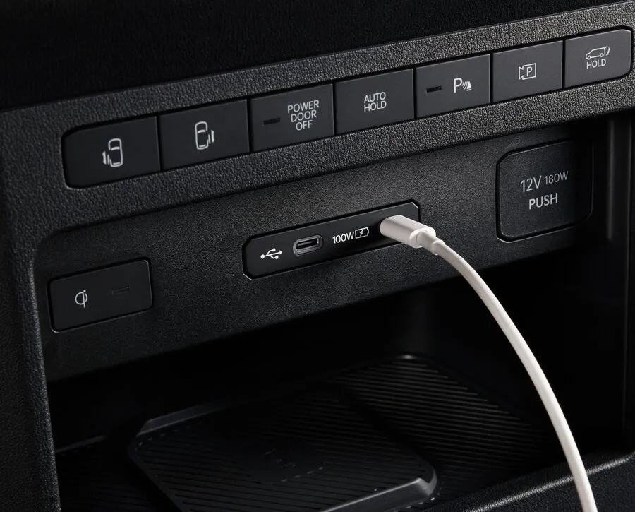 100W USB-C charging at hand